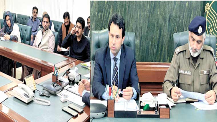 یوم شہادت حضرت علیؓ پر سکیو رٹی کے حوالے سے اجلاس 