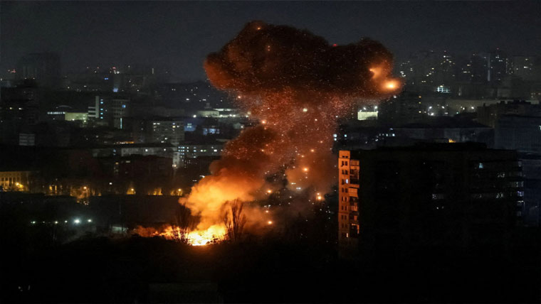 روس کے یوکرین پر ڈرون  اور میزائل حملے ، 11ہلاک