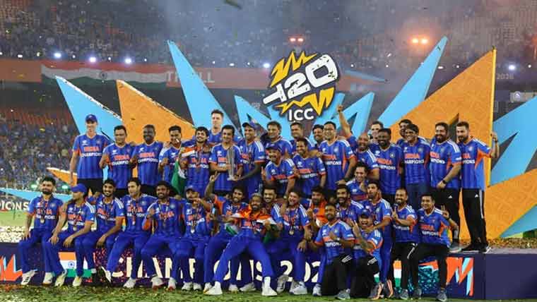 نیوزی لینڈ کو ہرا کر بھارت نے ٹی ٹونٹی ورلڈ کپ جیت لیا 