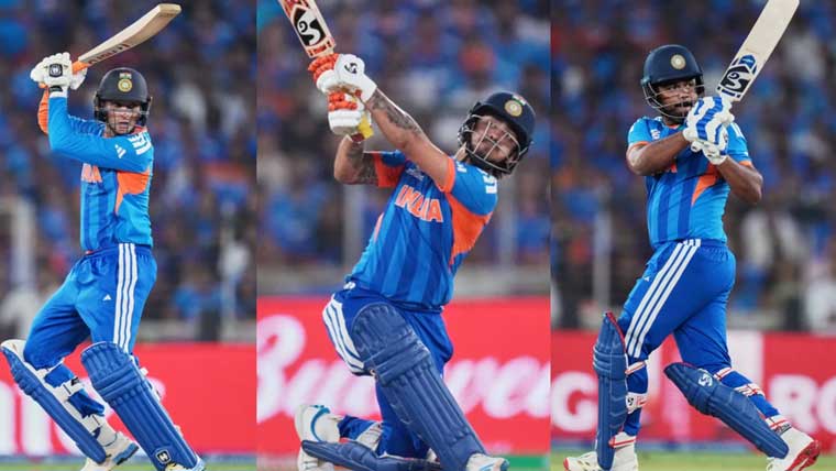 ورلڈکپ میں بھارت کا ریکارڈ  100 سے زائد چھکے لگا دئیے