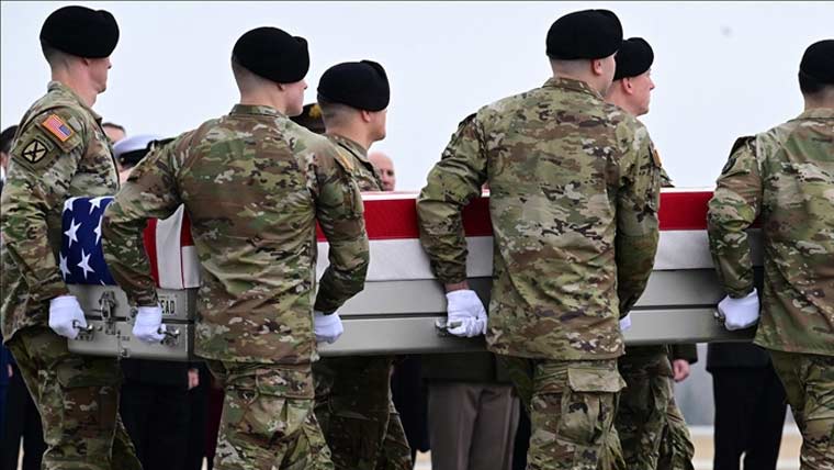 امریکا نے ایران سے  جنگ میں اپنے ساتویں فوجی  کی ہلاکت کی تصدیق کر دی