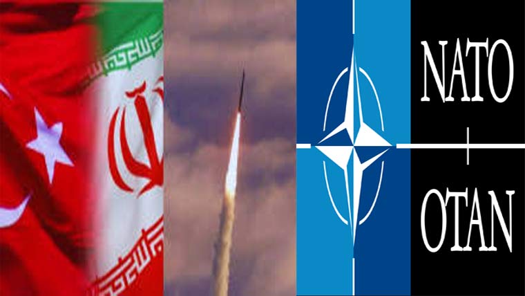 نیٹو نے ترک فضائی حدود میں  ایک اور ایرانی میزائل مار گرایا