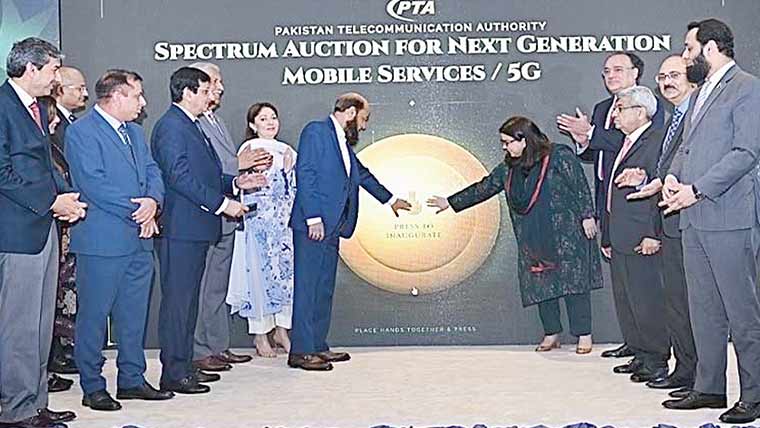  فائیو جی سپیکٹرم نیلامی، حکومت کو 142ارب آمدن 