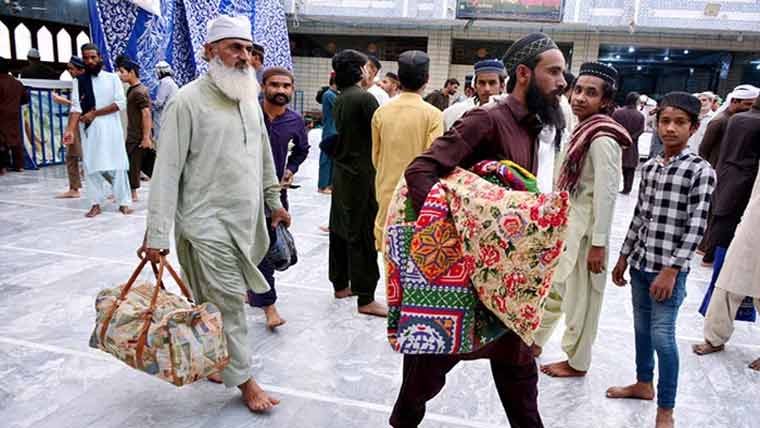 فیضان مدینہ میں ملک کے بڑے اعتکاف کا آغاز