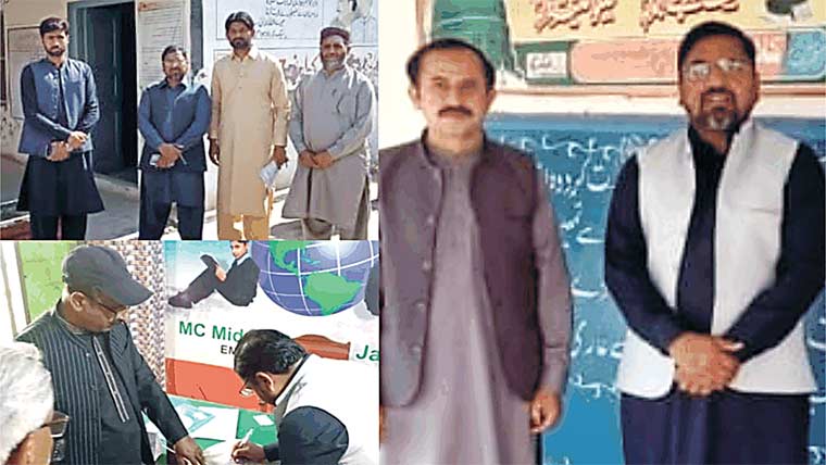 ڈپٹی ڈسٹرکٹ ایجوکیشن آفیسر  کا مختلف امتحانی مراکز کا دورہ 