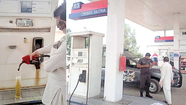 کم پٹرول دینے والے پمپ مالکان کیخلاف ایکشن لے لیاگیا
