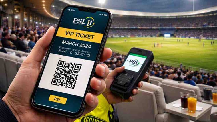پی ایس ایل 11 میں ڈیجیٹل ٹکٹ کے آپشن کا فیصلہ