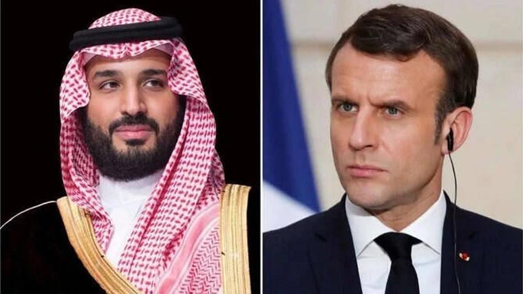 سعودی ولی عہد کا فرانس کے  صدر سے ٹیلیفونک رابطہ،خطے  میں کشیدگی پر اظہار تشویش