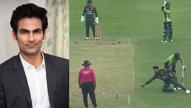  متنازع رن آؤٹ:محمد کیف پاکستانی  کپتان سلمان آغاکے حق میں بول پڑے