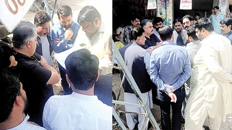 تیزاب مل روڈ، بابر چوک کی سیوریج لائنیں مکمل کرنیکا حکم 