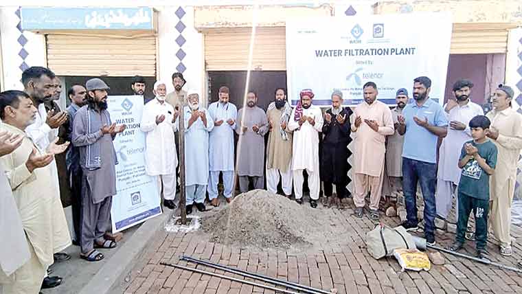 پیرمحل: الخدمت فائونڈیشن کا آر او واٹر فلٹریشن پلانٹ نصب