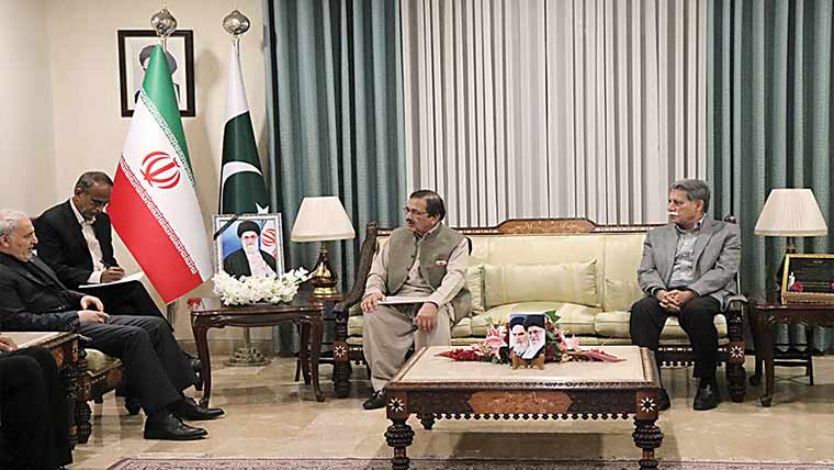 ذوالفقار چیمہ کی ایرانی سفیرسے ملاقات،شہادتوں پرتعزیت کی