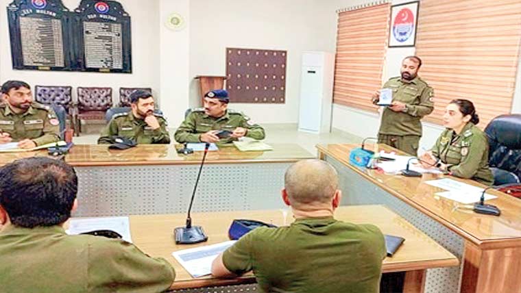 کینٹ ڈویژن میں جرائم  کنٹرول کیلئے میٹنگ کا انعقاد 