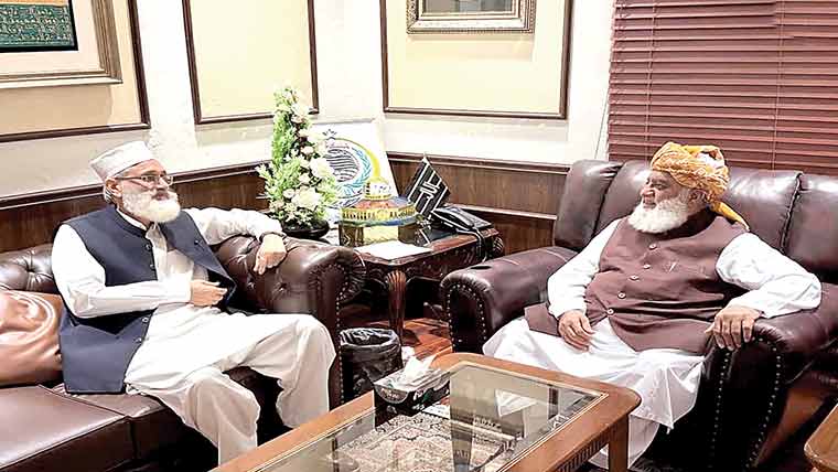 مسلم امہ کو باہمی اتحادواتفاق سے امریکی جارحیت کا مقابلہ کرنا ہوگا:فضل الرحمٰن