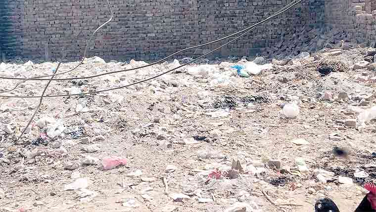 پینسرہ :یوسی 144 کی گلیوں اور خالی پلاٹوں میں کوڑے کے ڈھیر