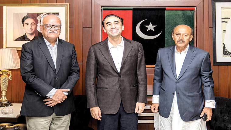 بلاول بھٹو سے نثار کھوڑو، وقار مہدی و دیگر کی ملاقاتیں