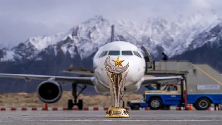 پی ایس ایل ٹرافی سکردو پہنچ گئی