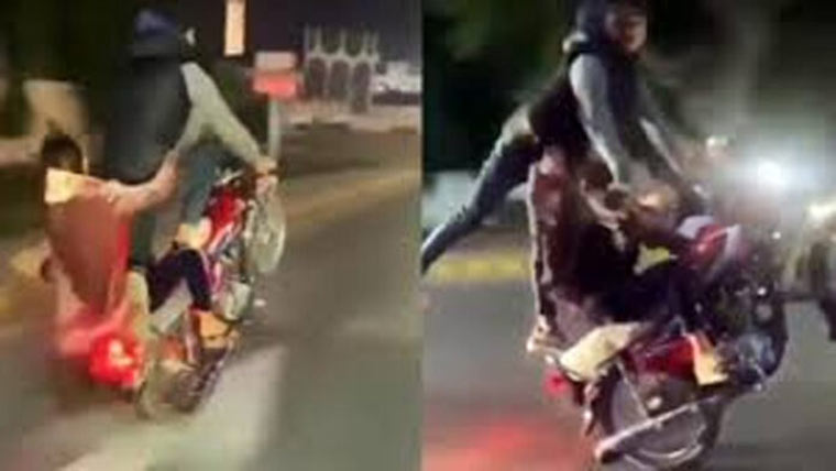چھٹیوں میں سڑکیں منچلوں کے حوالے، ون ویلنگ اور ریسنگ، پولیس تماشائی بنی رہی 
