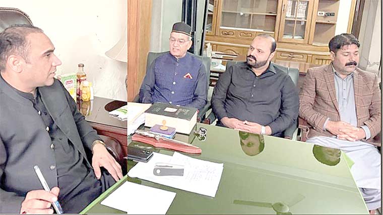  تاجروں کے وفد کی اسسٹنٹ ڈائریکٹر  کنزیومر کورٹ اتھارٹی سے ملاقات 