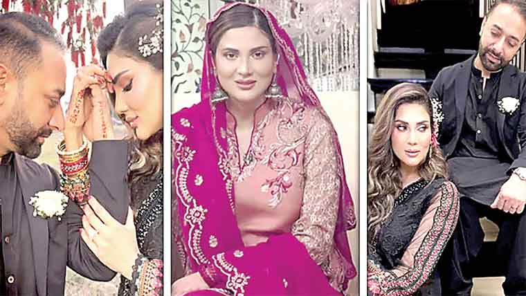 فضا علی کی تیسری شادی، سوشل  میڈیا صارفین کے دلچسپ تبصرے 