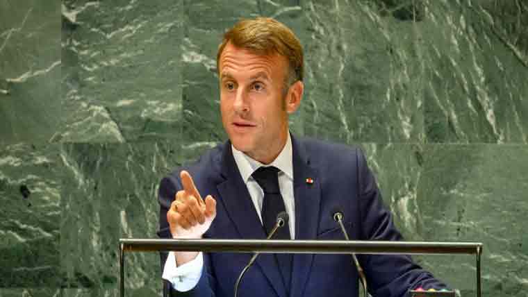 قبضہ یا نوآبادیات سے سلامتی یقینی نہیں  بن سکتی:فرانسیسی صدر کا اسرائیل کو پیغام