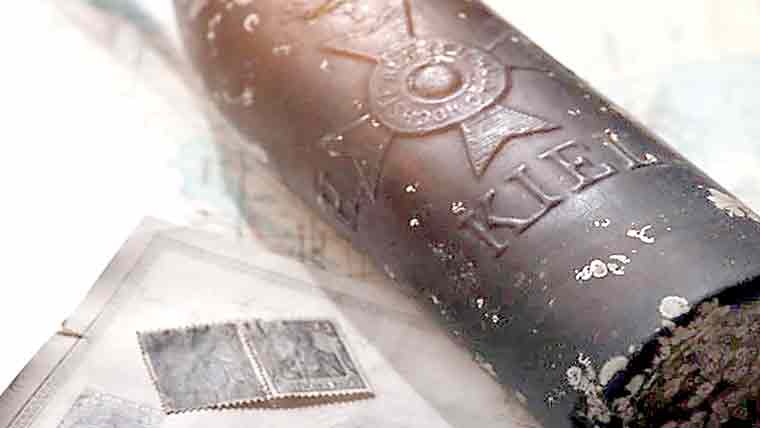 سکاٹ لینڈ کے ساحل سے ملنے والا بوتل میں بند پیغام