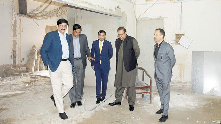  وزیر اعلیٰ  کی تغلق  ہاؤس کی ترئبین وآرائش جلد مکمل کرنے کی ہدایت