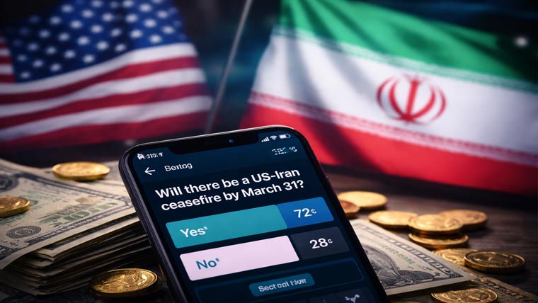 31مارچ سے پہلے جنگ بندی پر لاکھوں ڈالر کی شرطیں 