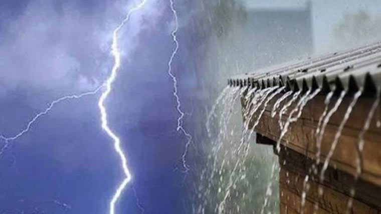  ملک کے بیشتر علاقوں میں گرج  چمک کے ساتھ بارش کا امکان