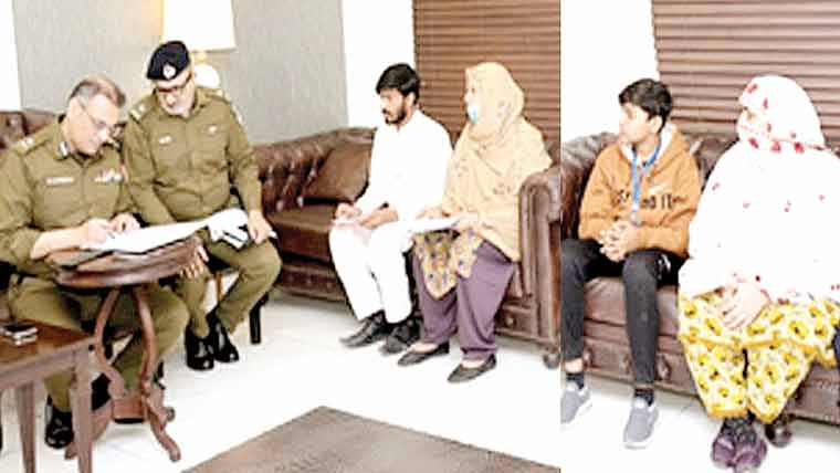 آئی جی کی ملازمین سے ملاقات ‘مسائل حل کے احکامات 