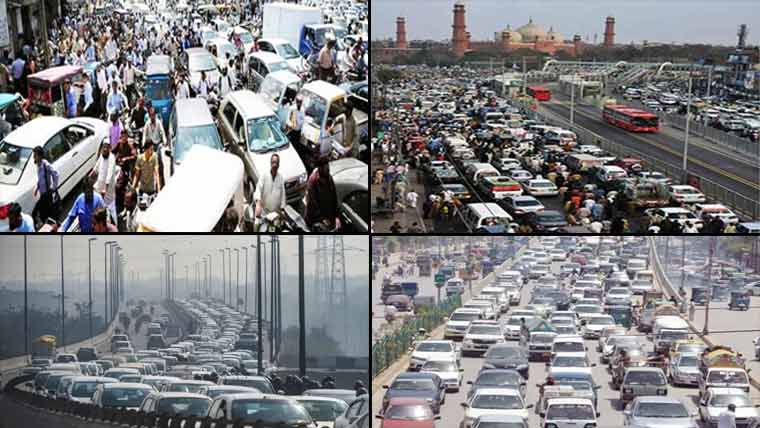 سڑکوں پر بے ہنگم کٹس،یوٹرنز ،ٹریفک کی روانی متاثر