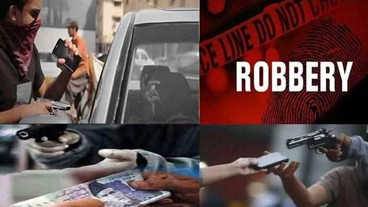 لاکھوں کے ڈاکے ، نقدی ، زیورات ، موبائل لوٹ لیا