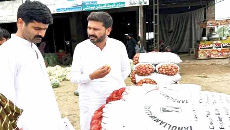 کوٹ ادو سبزی منڈی میں سرکاری نرخوں پر عملدرآمدکی ہدایت