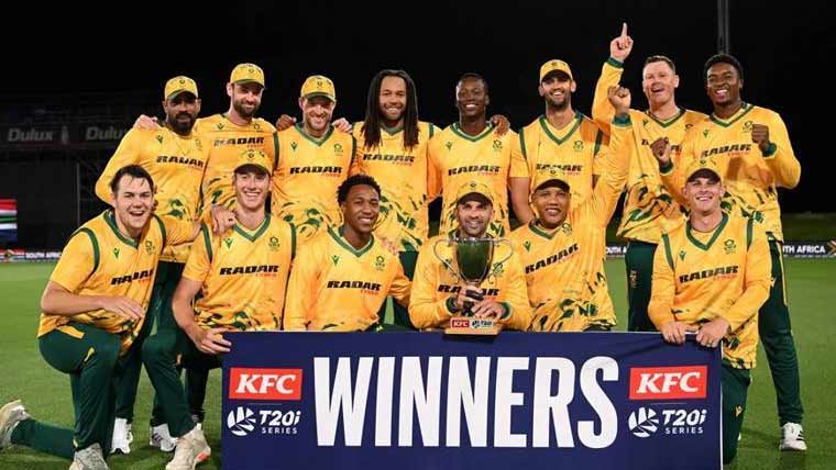  نیوزی لینڈ کو شکست ،جنوبی افریقا نے ٹی ٹونٹی سیریز جیت لی