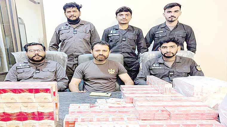  ٹو بہ اورشورکوٹ میں غیر قانونی اور سمگل شدہ سگریٹس برآمد