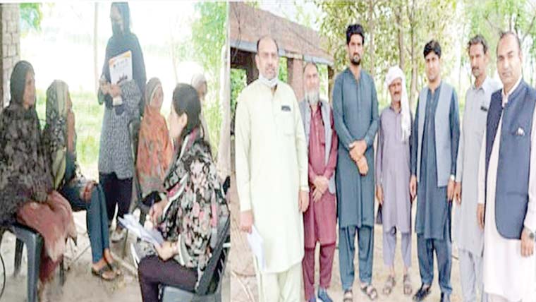 ایشیائی ترقیاتی بینک کے وفد کا چک نمبر 30 ج ب کا دورہ 