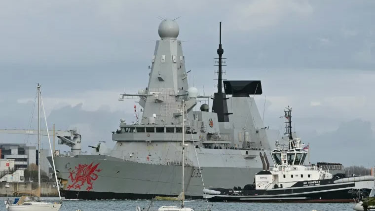 ایران جنگ :برطانوی بحریہ کی  کمزوریاں بے نقاب ہو گئیں