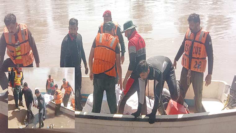 ریسکیو 1122 نے خودکشی  کرنیوالے کی لاش نہر سے نکال لی 