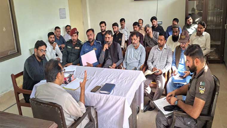 اسسٹنٹ کمشنر اٹھارہ ہزاری کی زیر صدارت اہم اجلاس کا انعقاد