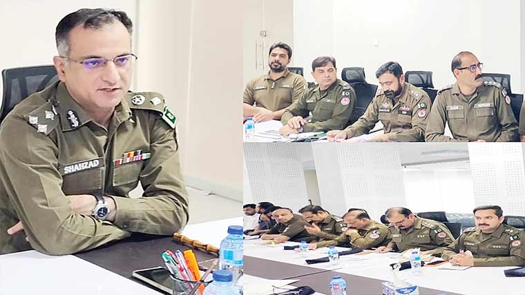 کرائم میٹنگ ، زیرتفتیش مقدمات کی میرٹ پر تکمیل کی ہدایت