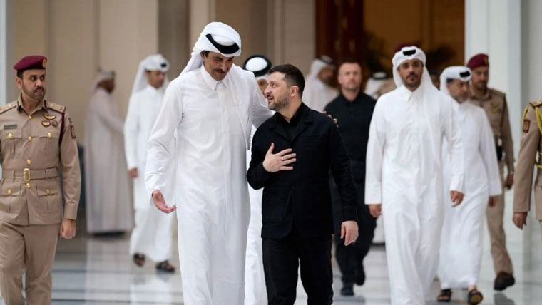 ڈرون و بیلسٹک میزائلز سے دفاع، یوکرین کا قطر سے بھی معاہدہ