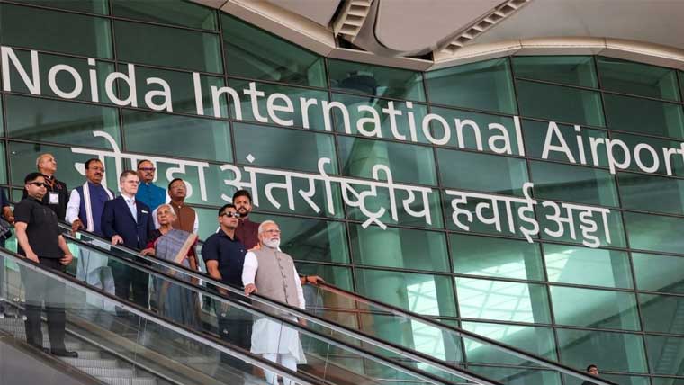 نئی دہلی میں بھارت کے دوسرے  بین الاقوامی ہوائی اڈے کا افتتاح