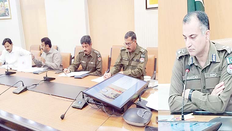  آ ر پی او کی زیر صدارت  و یلفیئر کمیٹی کا اجلاس 