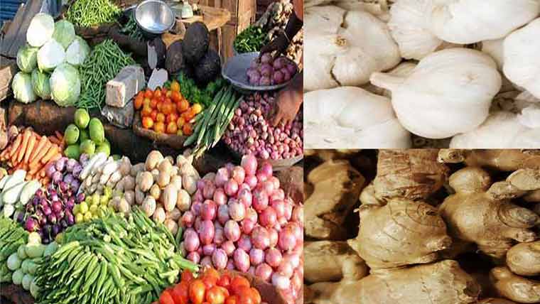 لہسن چائنہ 600، ادرک تھائی لینڈ 400 روپے کلو فروخت 