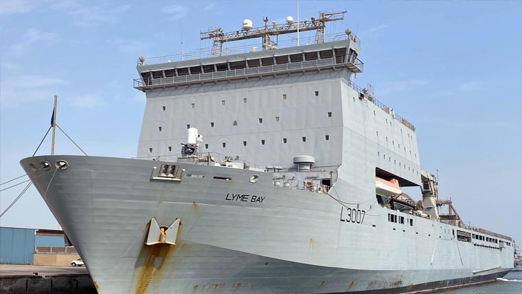 ہرمز مشن :برطانوی نیوی جہاز پر بارودی  سرنگیں تلاش کرنیوالے ڈرون تعینات