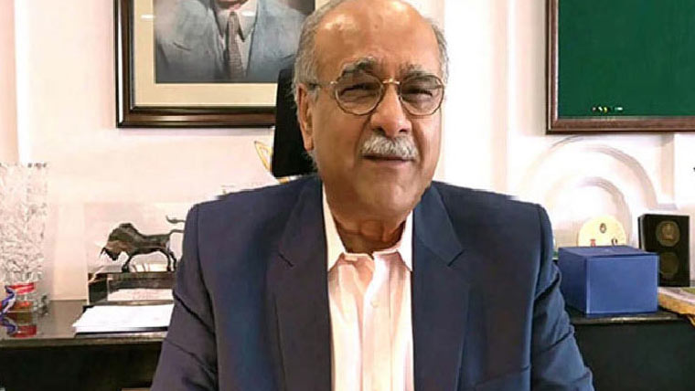  ایران کا این پی ٹی سے نکلنے کا بیان اہم پیشرفت:نجم سیٹھی 