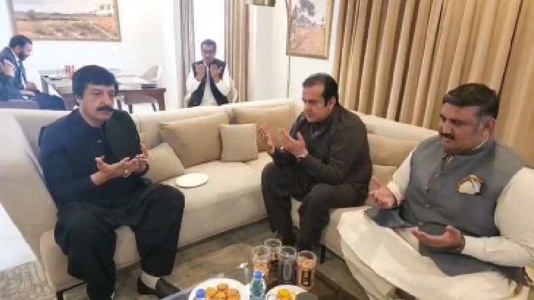 گورنر کی عبدالرحمان کانجو، عامر حبیب  کے گھرآمد، والدہ کی وفات پرتعزیت