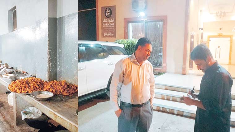 ون ڈش کی خلاف ورزی شادی ہالز اور ہوٹلز مالکان کو بھاری جرمانے عائد