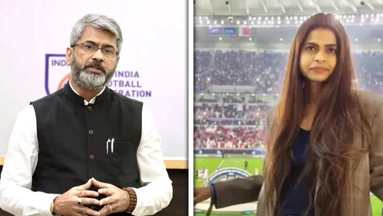 بھارتی فٹبال فیڈریشن کے صدر پر ہراسانی کا الزام
