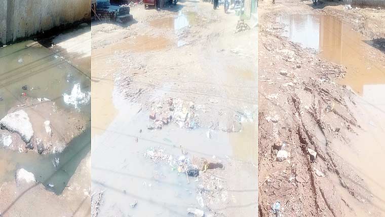  اربن ایریا کی گنجان آبادی فیصل ٹاؤن میں گندگی کے ڈھیر